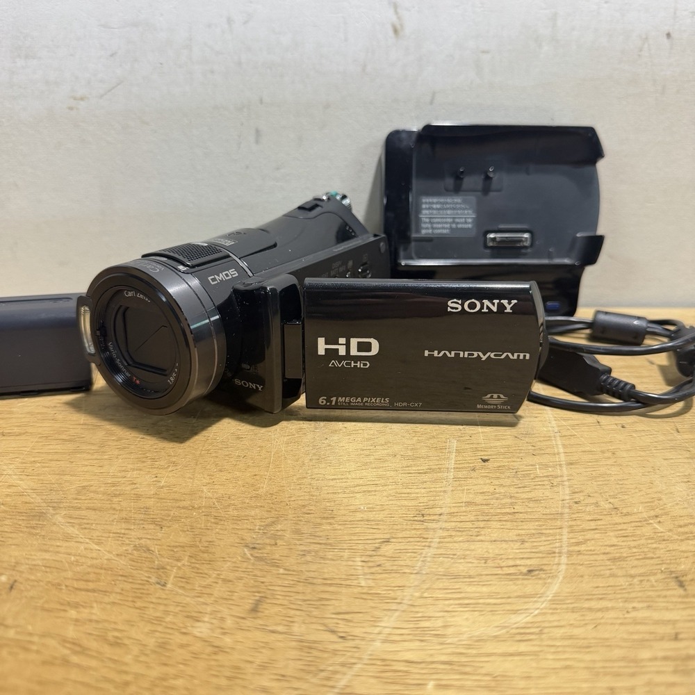 Sony HDR-CX7 Handycam Digital Video Camcorder Full HD 6.1MP NightShot TESTED Y2K